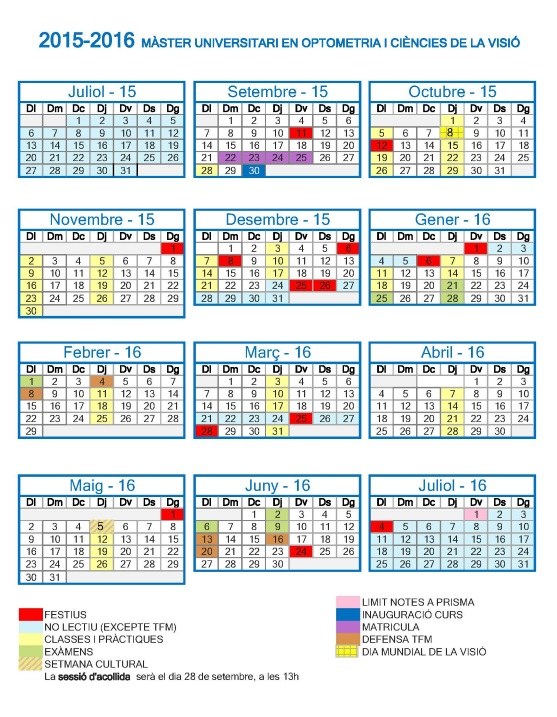 calendari 2015-2016 MUOCV