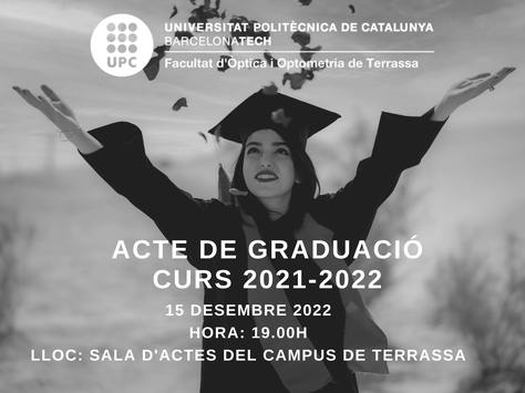 Acte Graduació Curs Acadèmic 2021·22