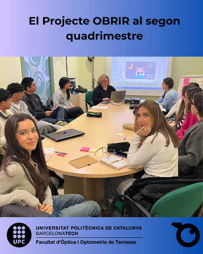 El Projecte OBRIR al segon quadrimestre