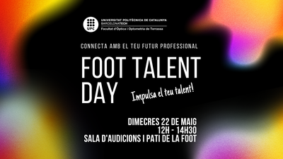 FOOT Talent Day: 22 de maig de 2024 de 12h a 14h30