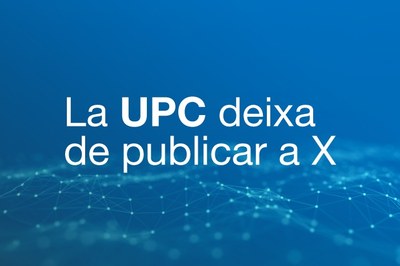 La UPC deixa de publicar a la xarxa social X