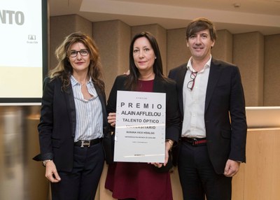 L'estudiant Susana Vico: guanyadora del Premi Alain Afflelou al talent òptic universitari