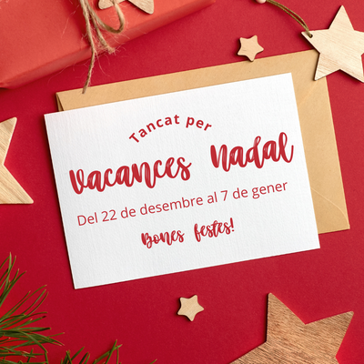 Tancament Secretaria Acadèmica de la FOOT - Nadal