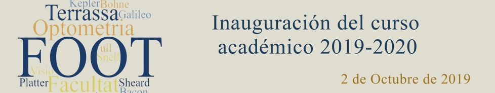 Acto inauguración curso 2019-20