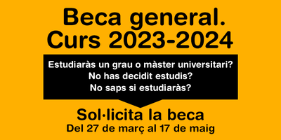 Beca del Ministerio de Educación 2023/24