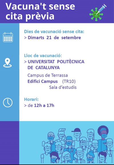 Campaña de vacunación - Campus de TERRASSA