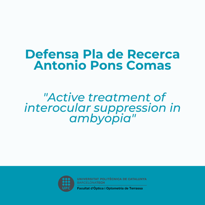 Defensa Plan de Investigación Antonio Pons Comas