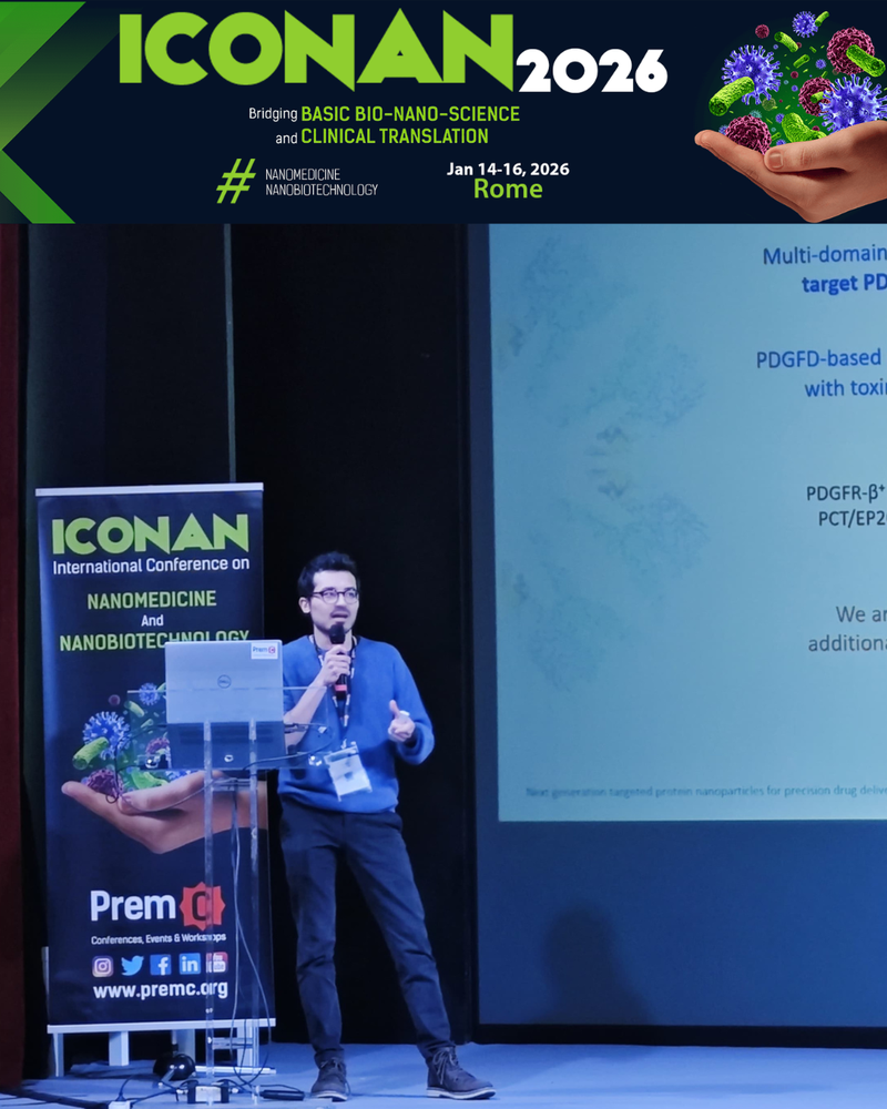 El profesor Eric Voltà en el congreso internacional ICONAN 2026