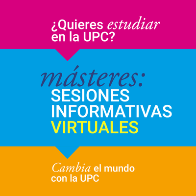 El próximo día 21 de abril a las 12:30 se realizará una sesión informativa online en relaciones a los estudios de Máster vinculados a la FOOT.