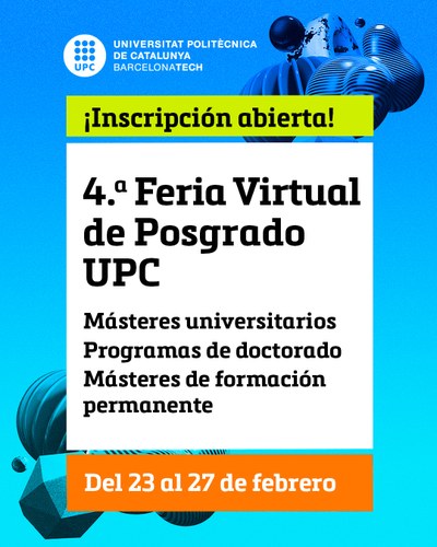 4ª Feria Virtual de Postgrado UPC
