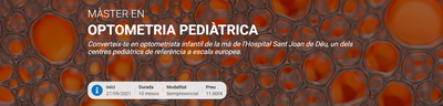 Nuevo Master en Optometría Pediátrica