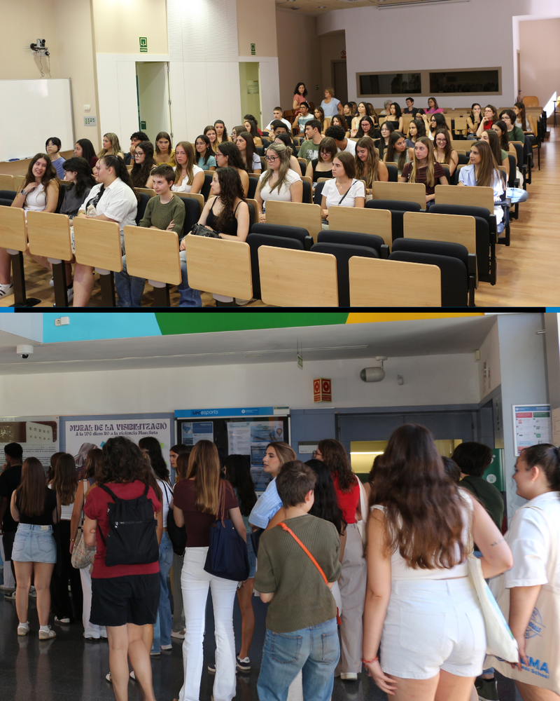 Sesión de bienvenida de los nuevos estudiantes del Grado de Óptica y Optometría