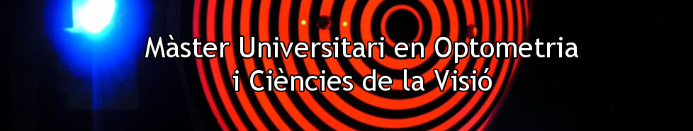 Màster Universitari Optometria i Ciències de la Visió